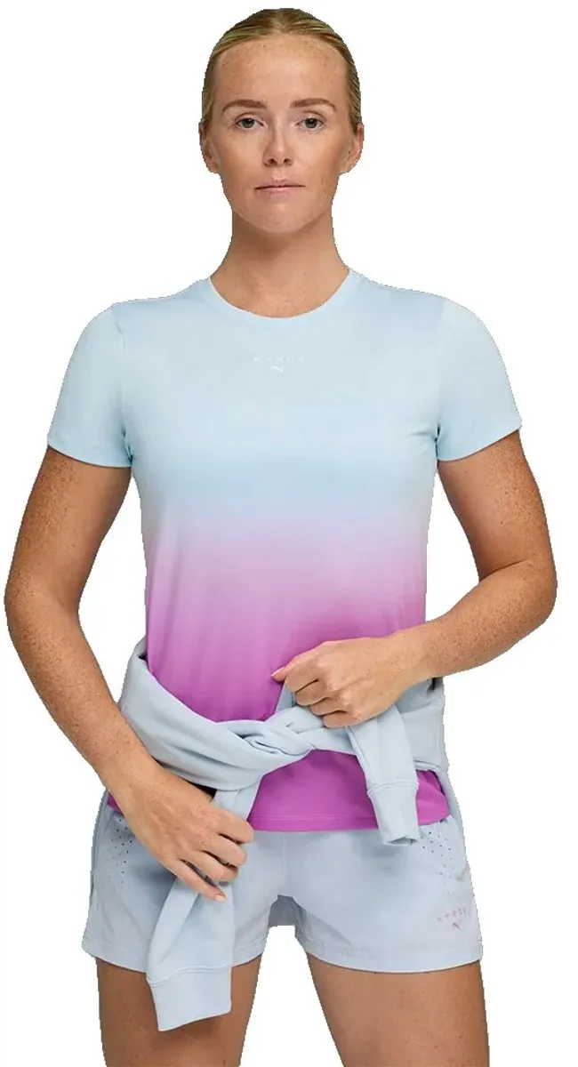 PUMA HYROX Poly Graphic T-shirt 528508-73 - S - Grijs