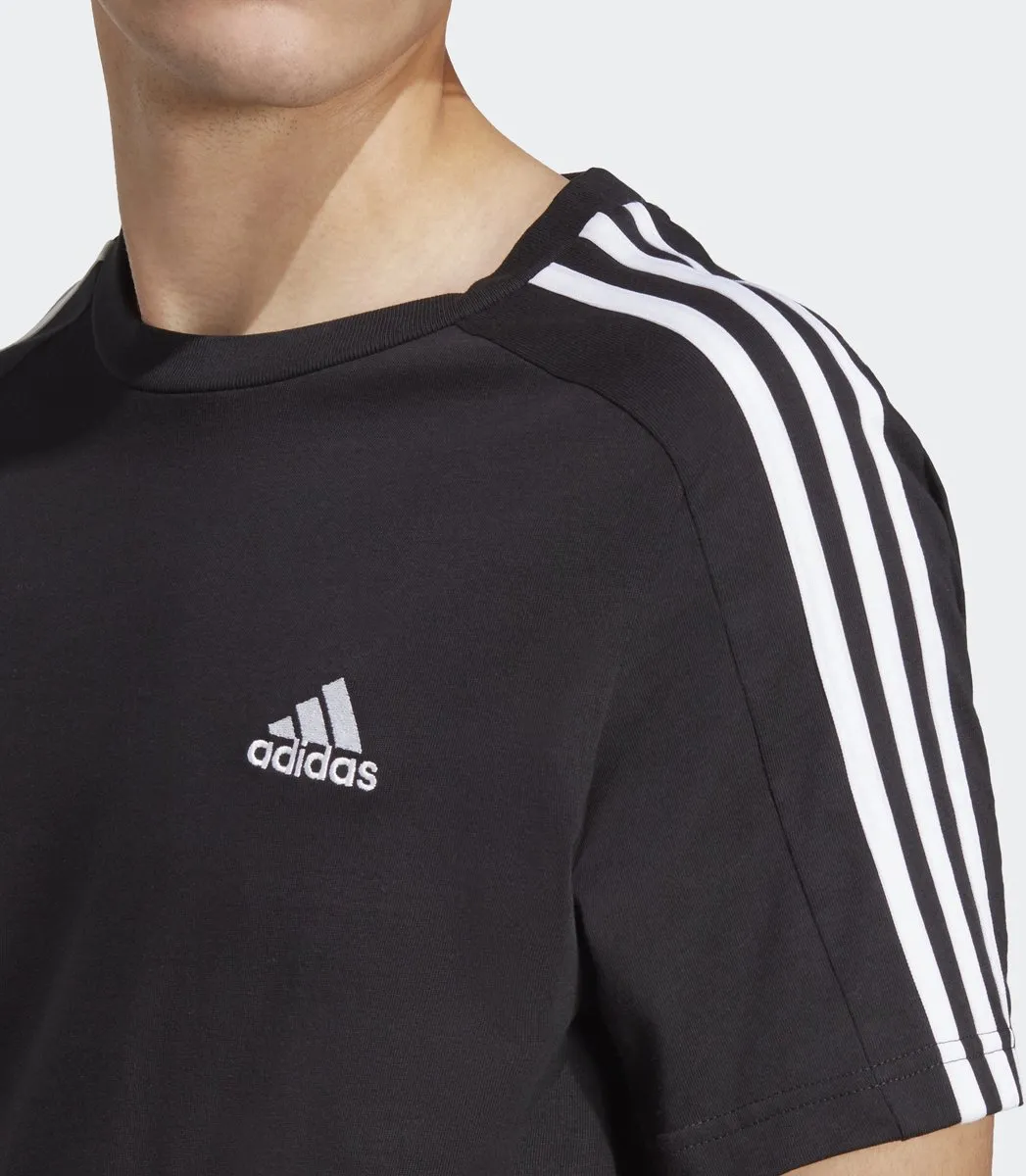 adidas Essentials Single Jersey T-shirt IC9334 - Zwart - XS