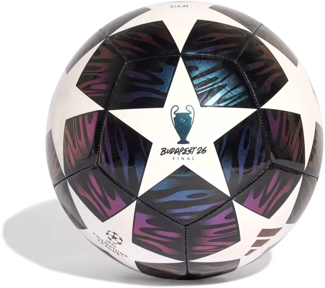 Adidas Champions League ZE Voetbal - Maat 4 - Zwart