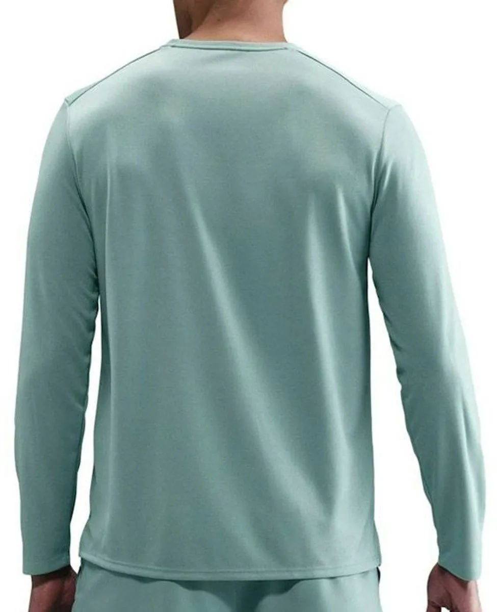 Nike Dri-FIT UV Miler Longsleeve Shirt Heren XL - Lichtblauw