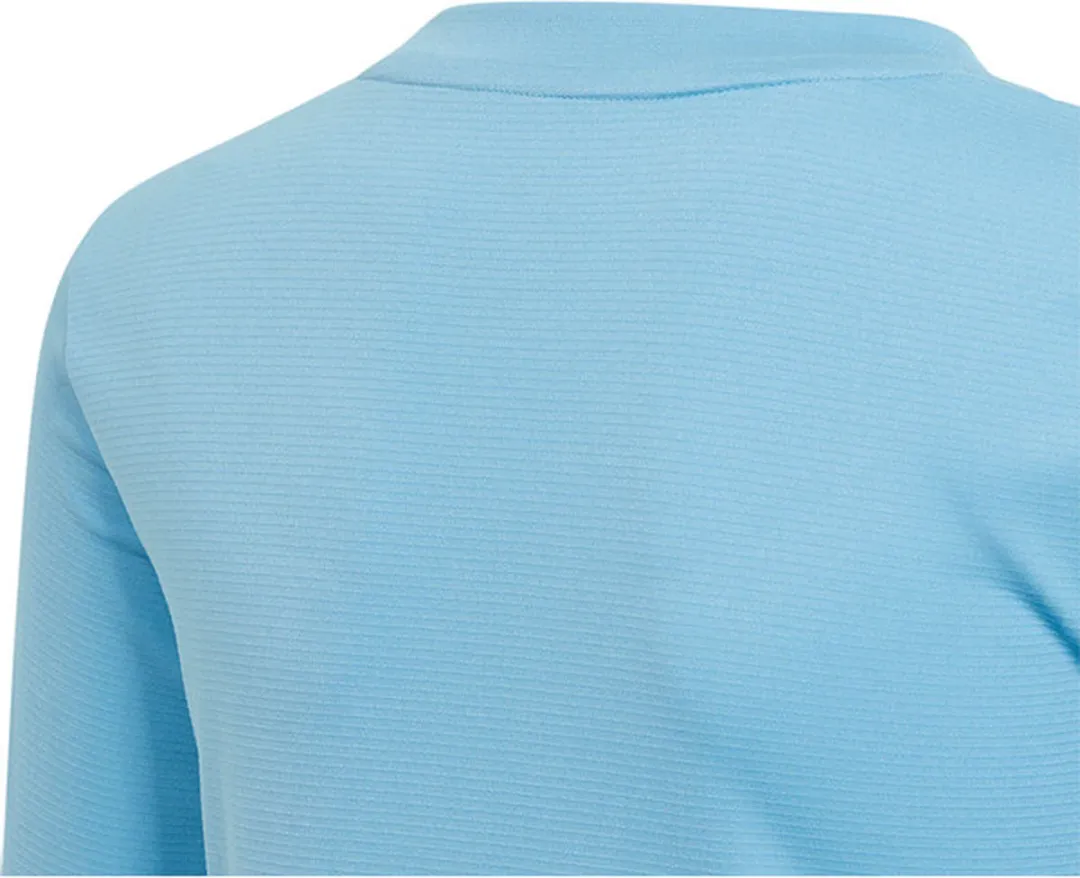 adidas Team Base Tee Youth GN7512 - Kinder T-shirt Voetbal - 128 - Blauw