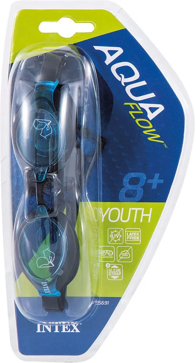 Intex Silicone Sport Racing Zwembril 8+