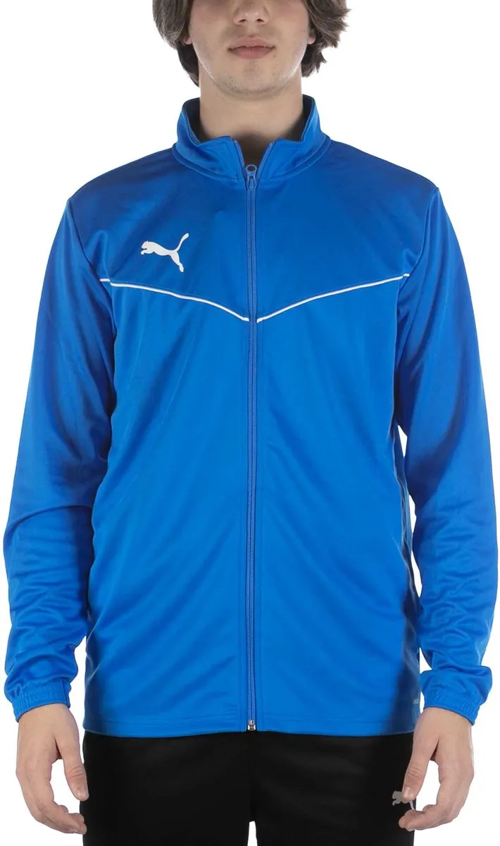 PUMA TeamRISE Poly Trainingsjack M - Blauw