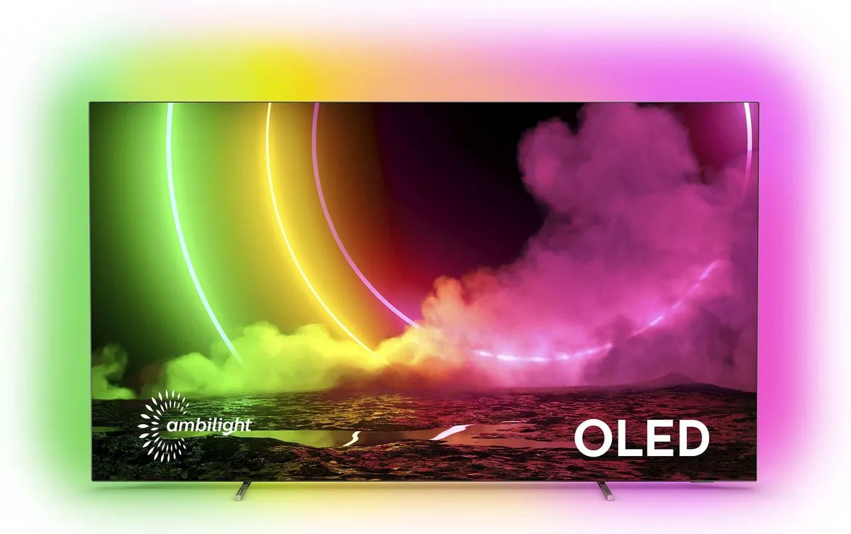 Philips 65OLED806 65 inch OLED TV - Grijs