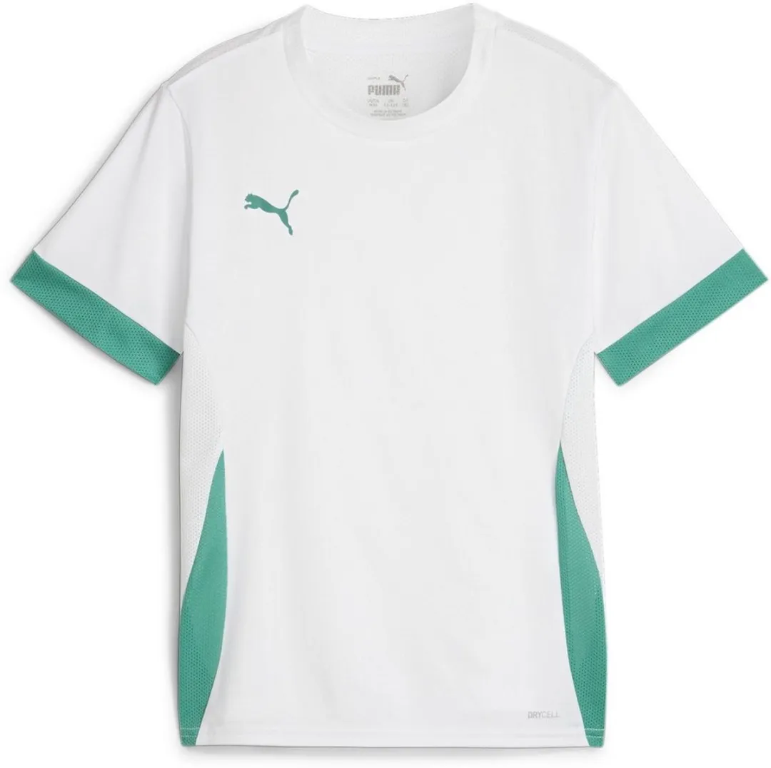 PUMA Kinder TeamGoal Matchday Jersey 705748 - 116 - Wit/Sportgroen
