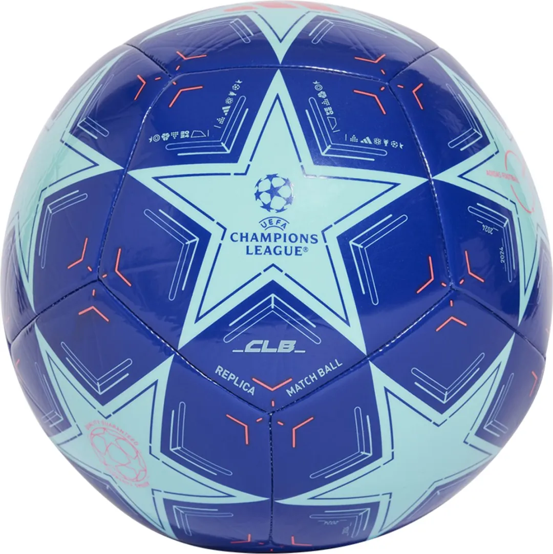 Adidas Bal UCL CLB Maat 5 - Aqua/Lucblu/Turbo Blauw