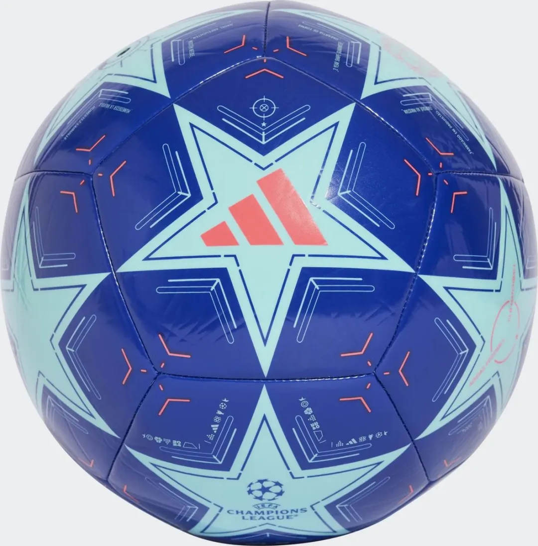 Adidas Bal UCL CLB Maat 5 - Aqua/Lucblu/Turbo Blauw