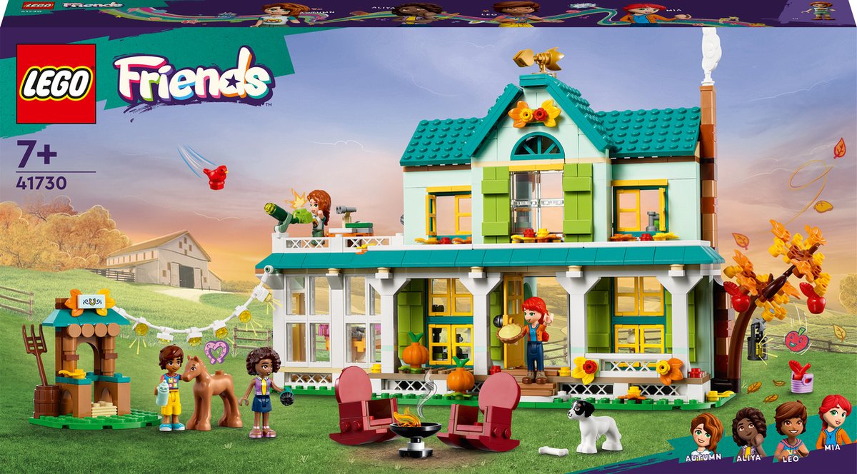 LEGO Friends Autumns huis, Poppenhuis Speelset met Minipoppetjes en Accessoires - 41730