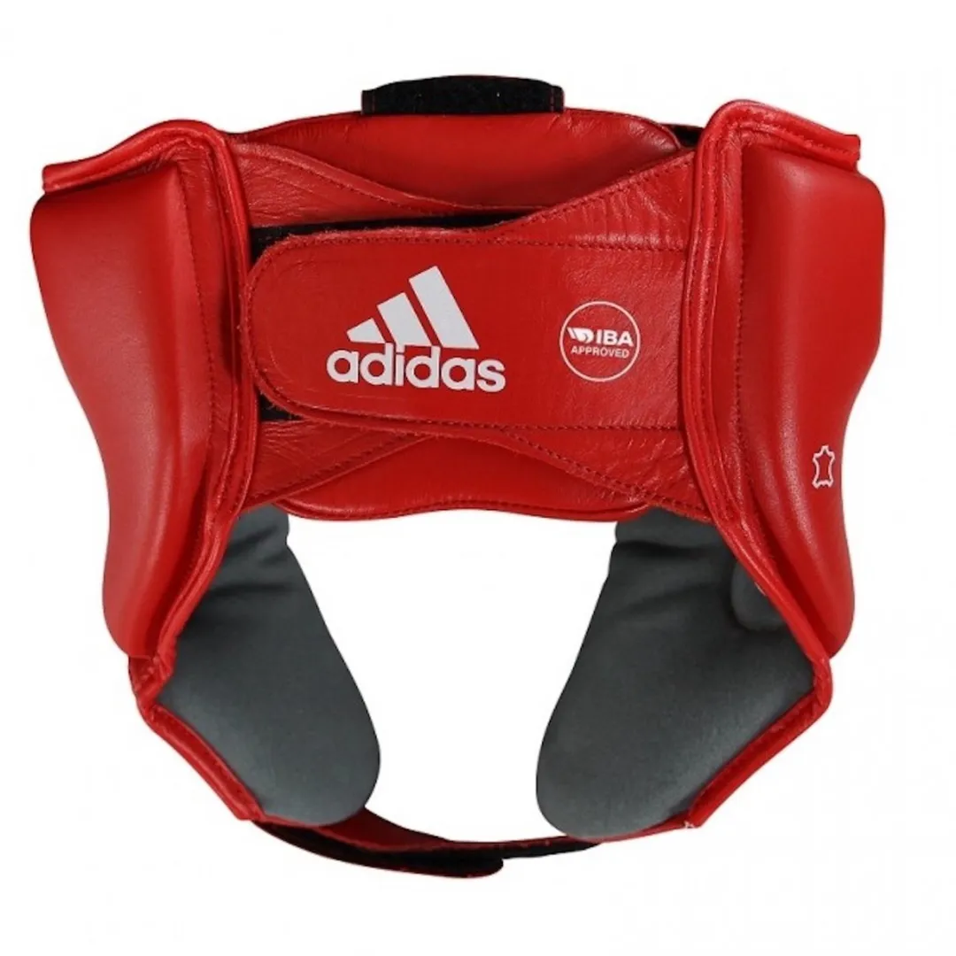 adidas AIBA Professionele Hoofdbeschermer Boksen - XL - Rood