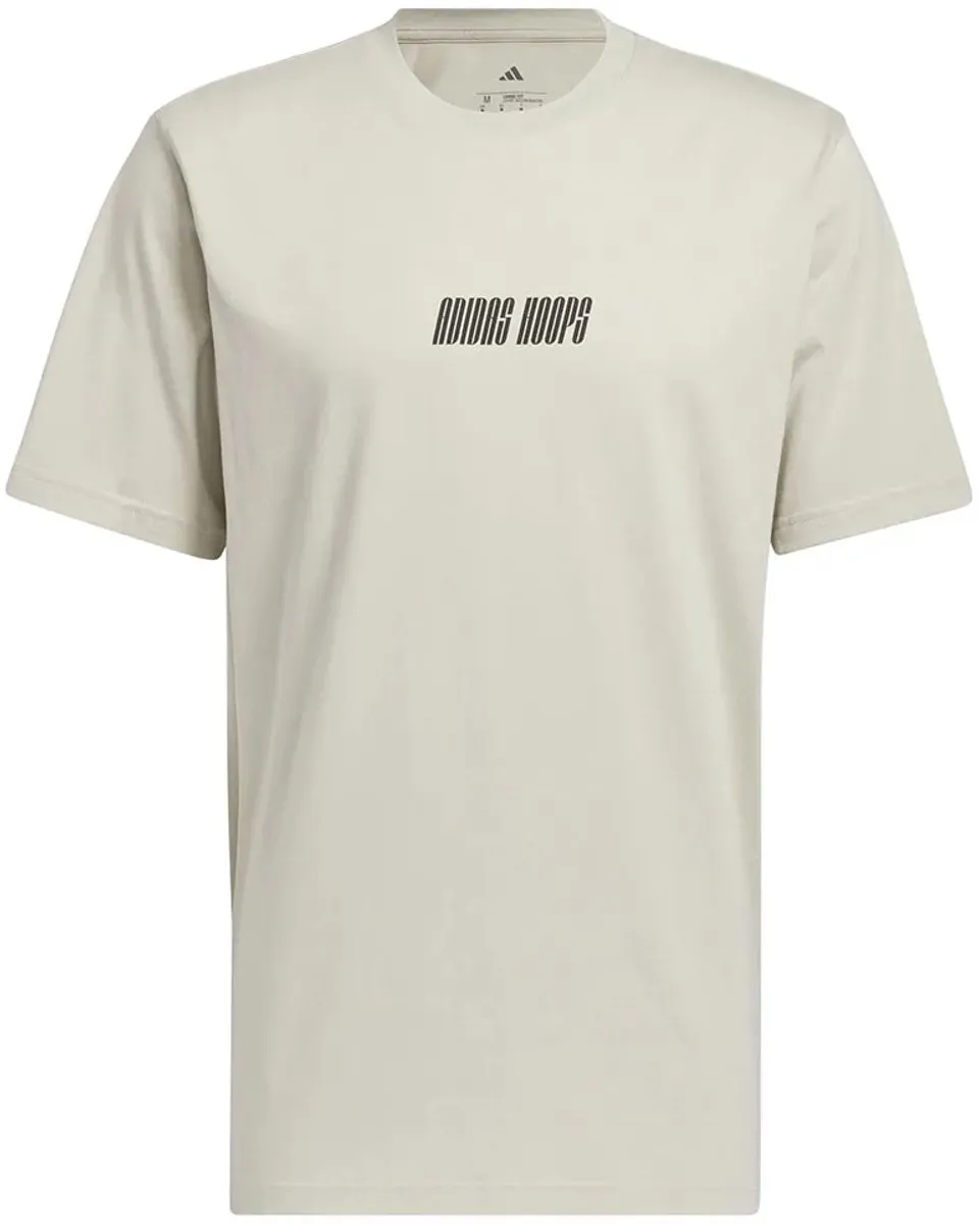 Adidas Hoops Graphic T-shirt - Grijs M