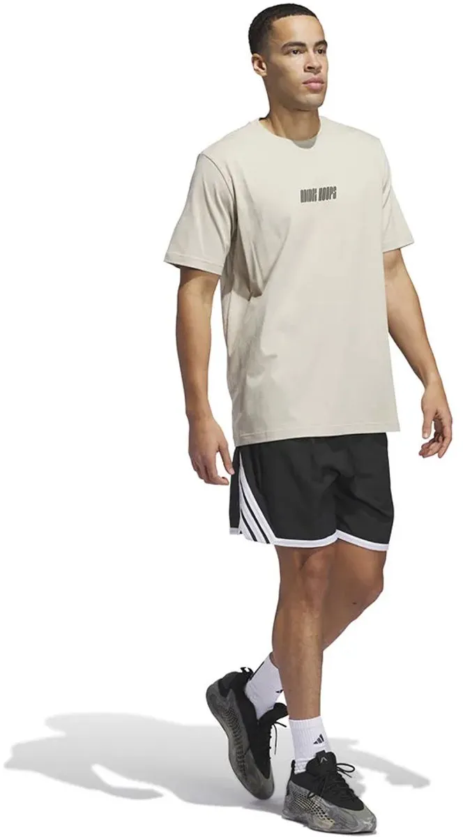 Adidas Hoops Graphic T-shirt - Grijs M