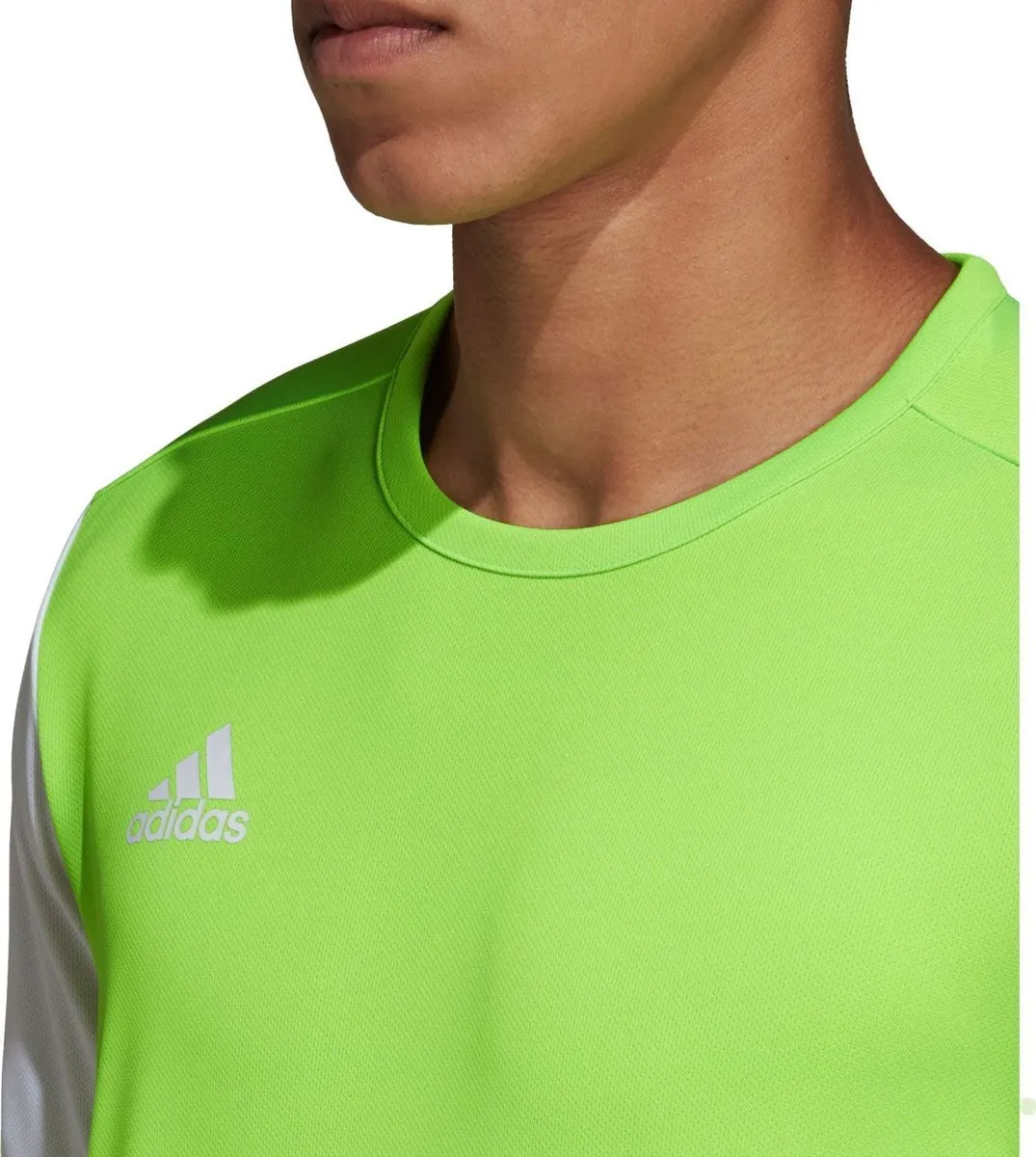 adidas Estro 19 Sportshirt L - Lime Groen
