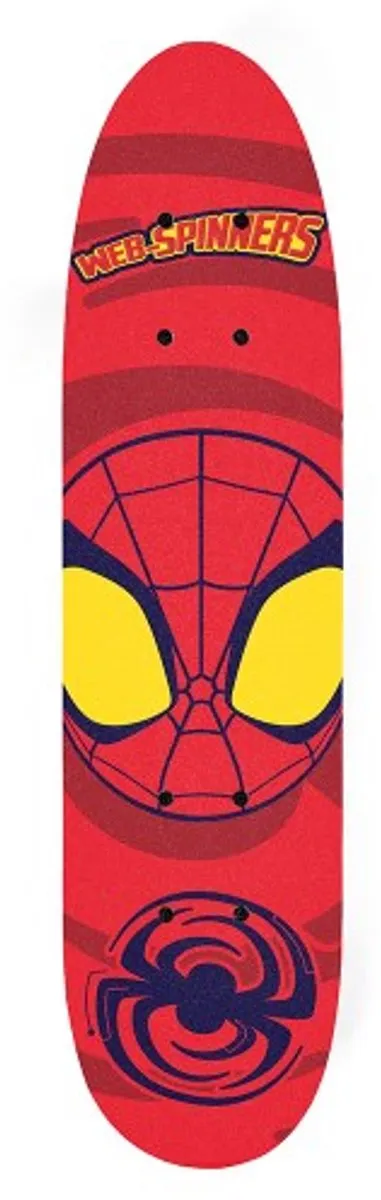 Spider-Man Houten Skateboard 45cm - Multi Colour