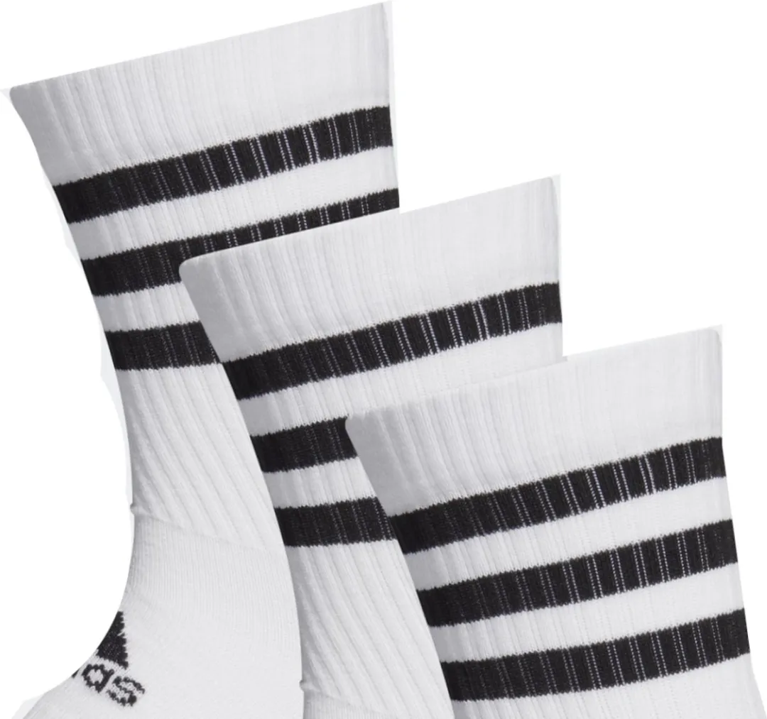 Adidas 3 Stripes Sokken Unisex - 46-48 - 3 Paar