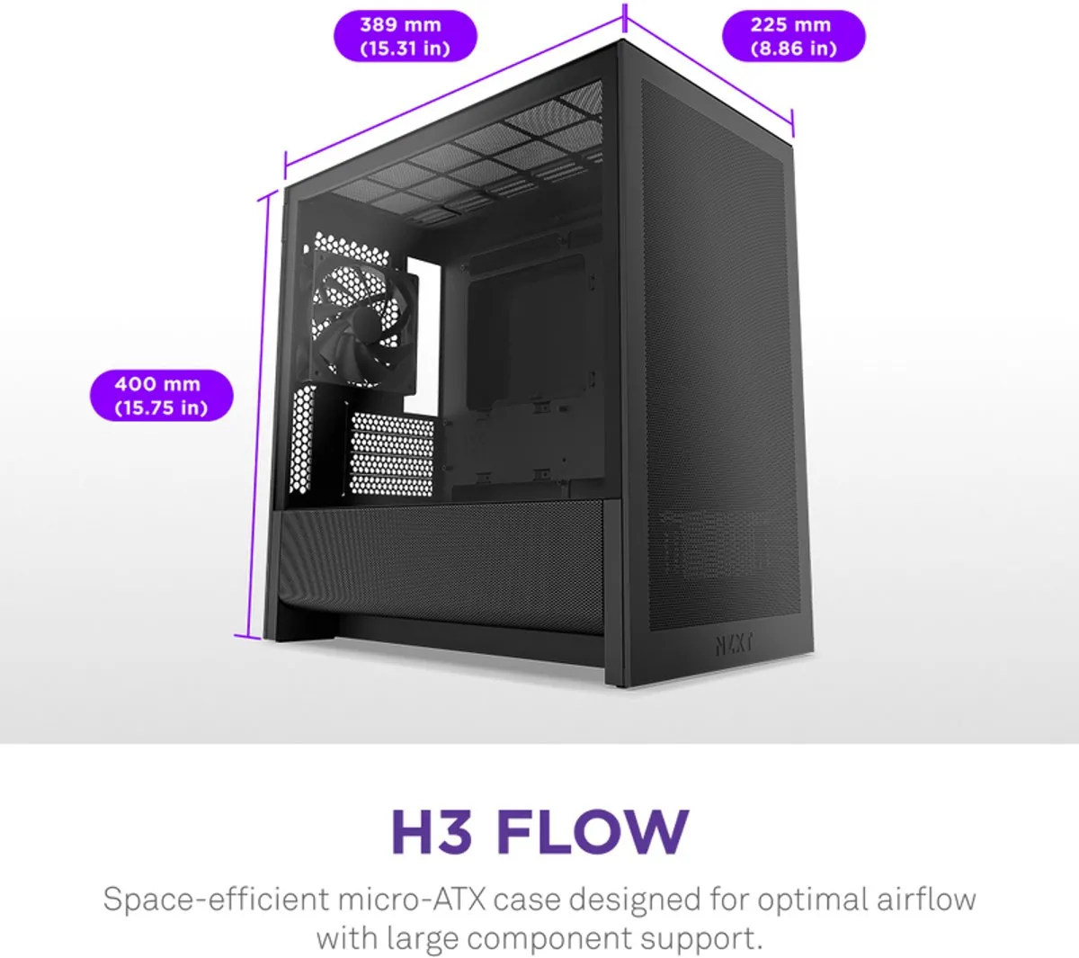 NZXT H3 Flow 2025 - Black