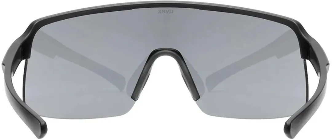 Uvex Dyrt Zonnebril Transparant Mirror Silver CAT3 - Zwart