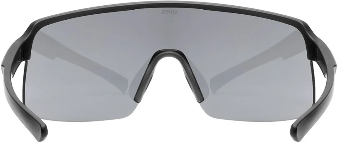 Uvex Dyrt Zonnebril Transparant Mirror Silver CAT3 - Zwart
