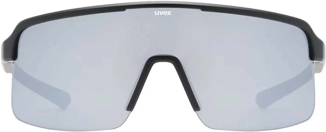 Uvex Dyrt Zonnebril Transparant Mirror Silver CAT3 - Zwart