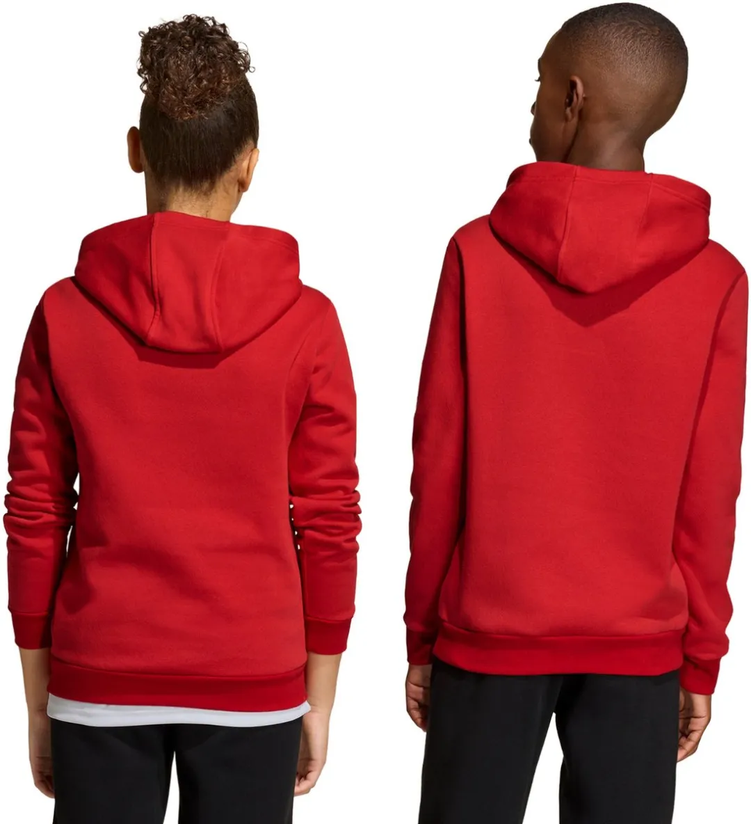 adidas Entrada 26 Hoodie Kinderen - Rood 116cm