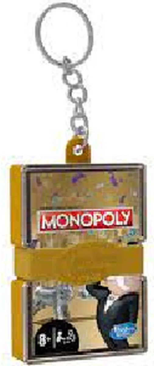 Hasbro Mini Monopoly Gold Sleutelhanger - 2 Spelers