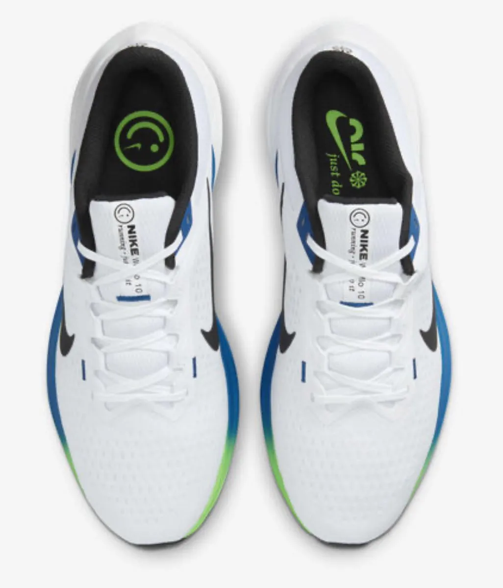 Nike Winflo 10 Hardloopschoenen 42 - Wit/Blauw