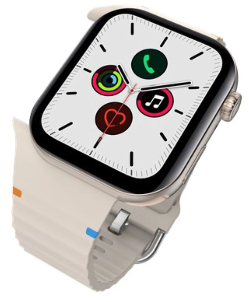 Just in Case Apple Watch ActiveFlex Horlogebandje - 38/40/41/42mm - Wit - afbeelding 6 van 6