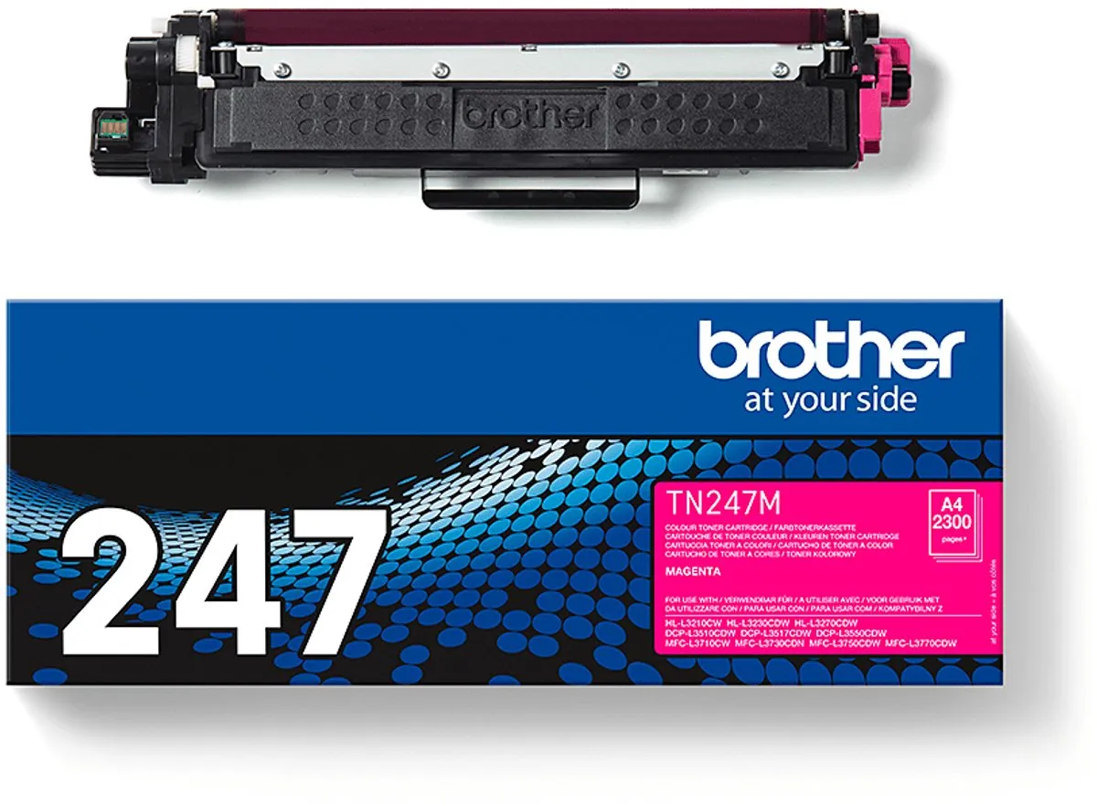 Brother TN-247M Tonercartridge - Magenta - afbeelding 2 van 4