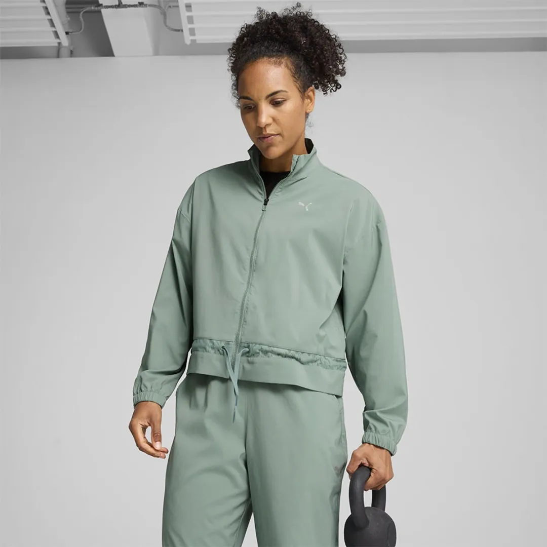 PUMA Lace Woven Jas - Green Moon XS