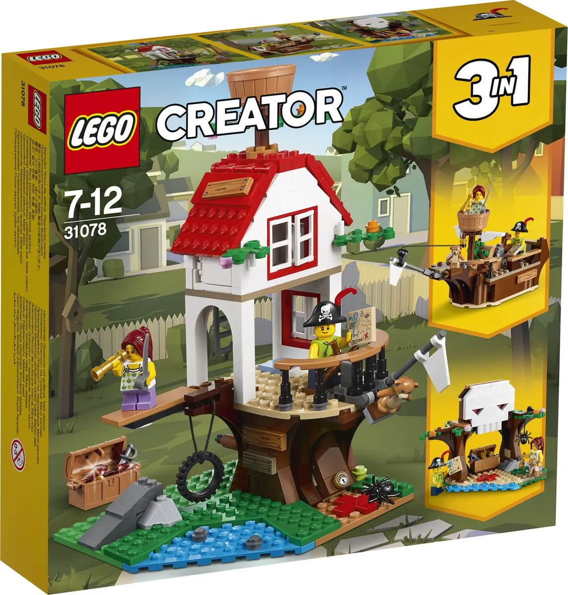 LEGO Creator 31078 Boomhut - 260 Stukken - Multikleur - afbeelding 3 van 6