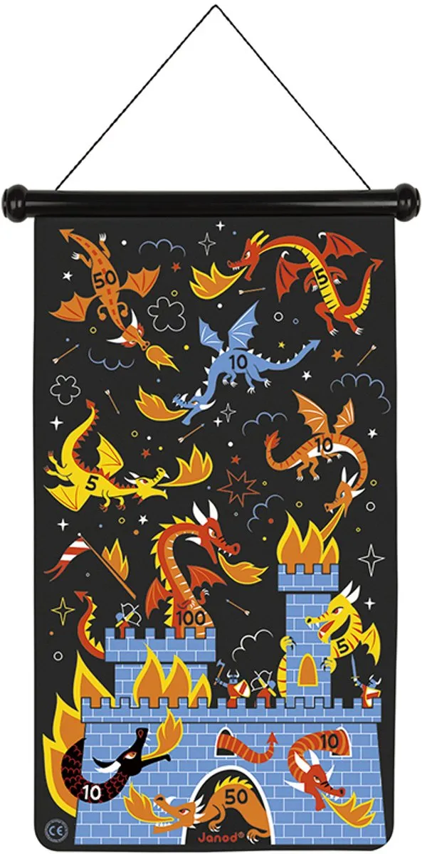 Janod Magnetisch Dartspel Draken J02084