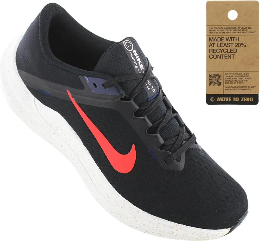Nike Winflo 10 Sportschoenen - Maat 42 - Zwart/Rood - afbeelding 6 van 6