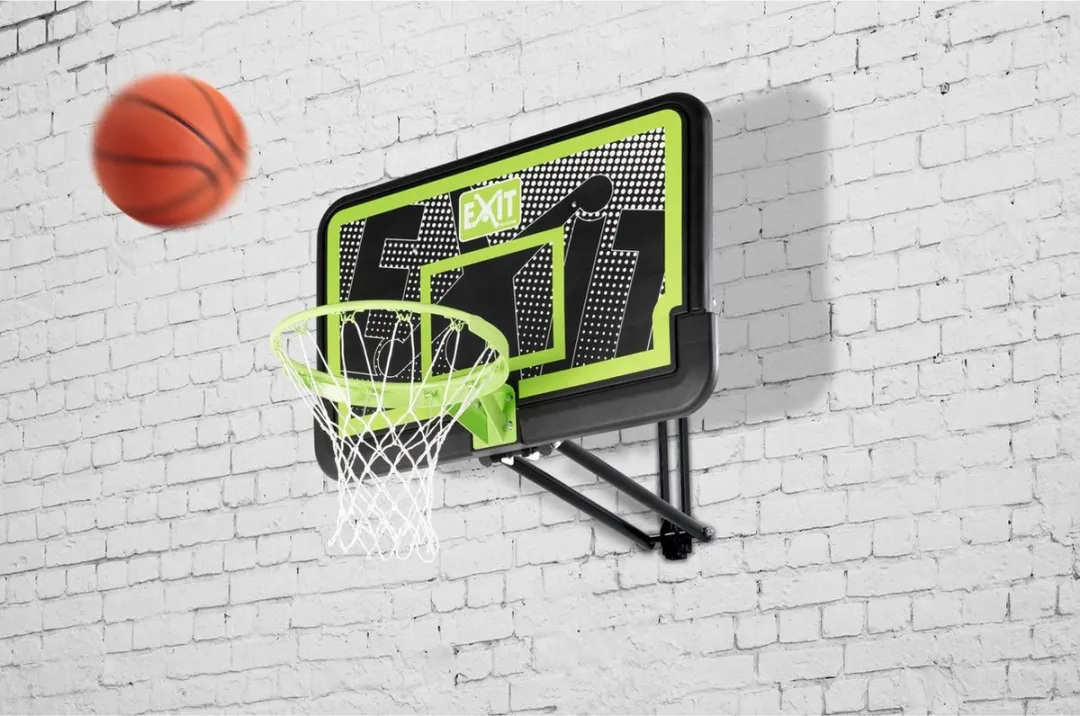 EXIT Galaxy Basketbalbord Zwart - Dunkring