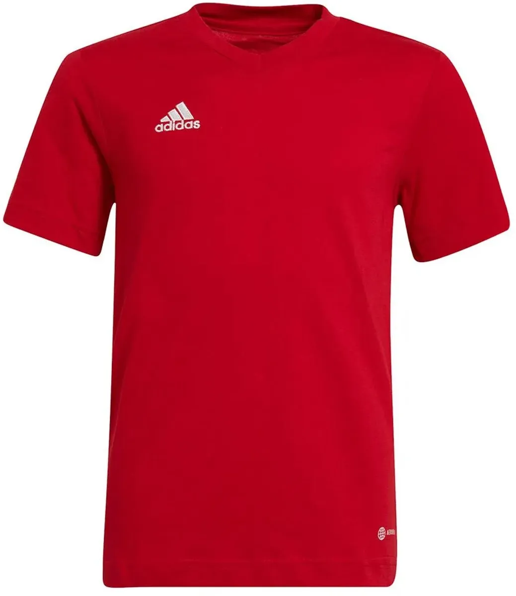 Adidas Entrada 22 T-Shirt Kinderen - 128 - Rood