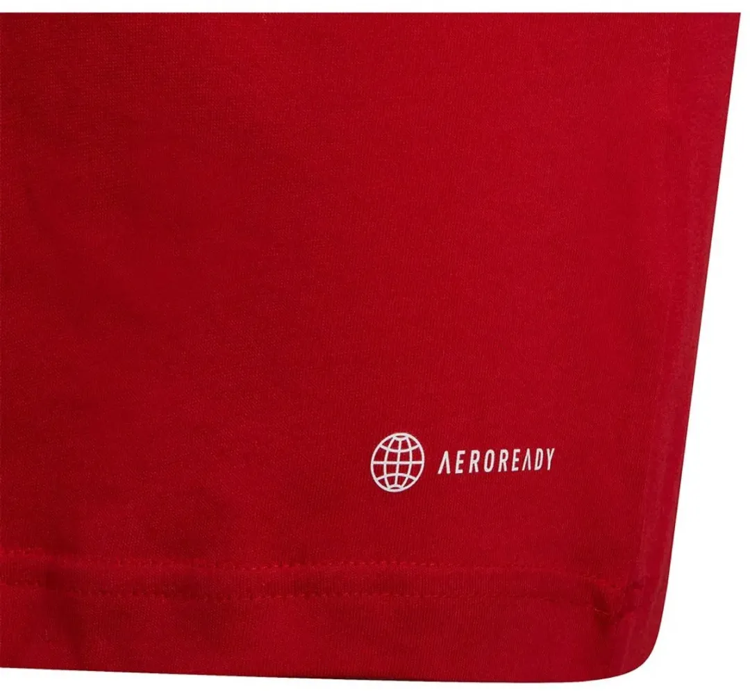 Adidas Entrada 22 T-Shirt Kinderen - 128 - Rood