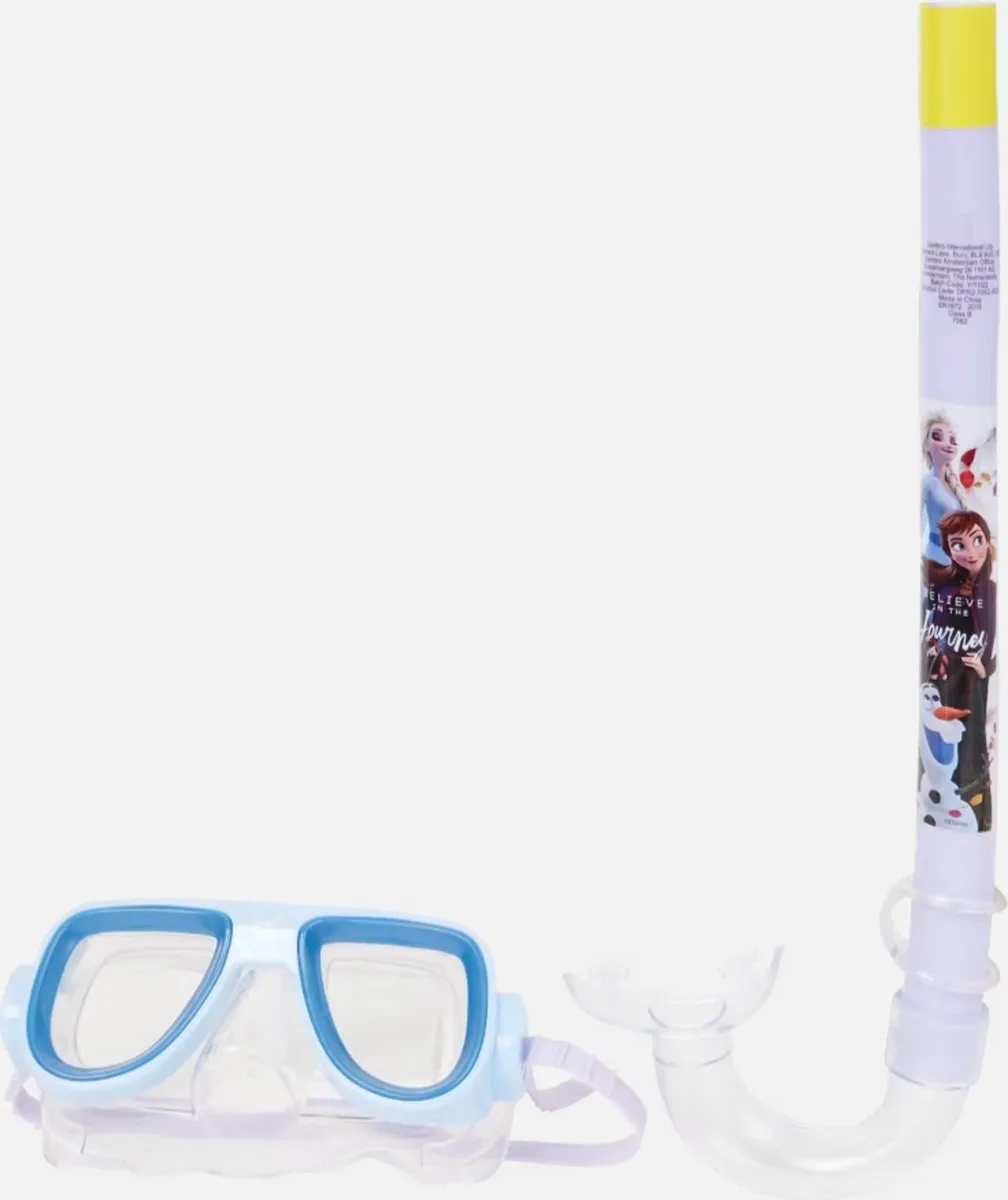 Disney Princess Snorkelset Blauw - Masker & Snorkelvinnen