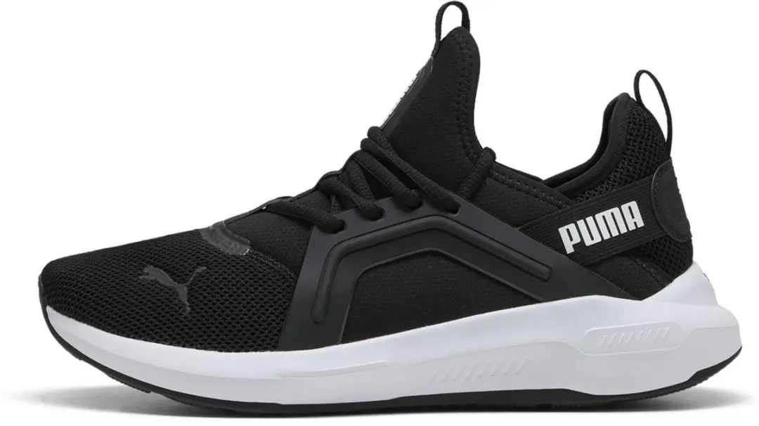 PUMA Enzo 5 Low Softride Hardloopschoenen - 40.5 - Zwart/Wit