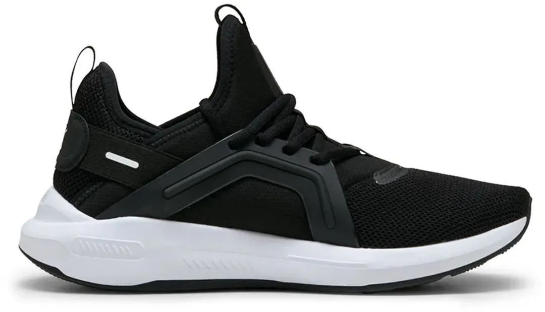 PUMA Enzo 5 Low Softride Hardloopschoenen - 40.5 - Zwart/Wit
