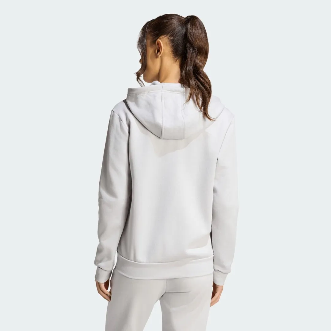 Adidas Entrada 26 Full Zip Hooded Vest Dames - S - Grijs