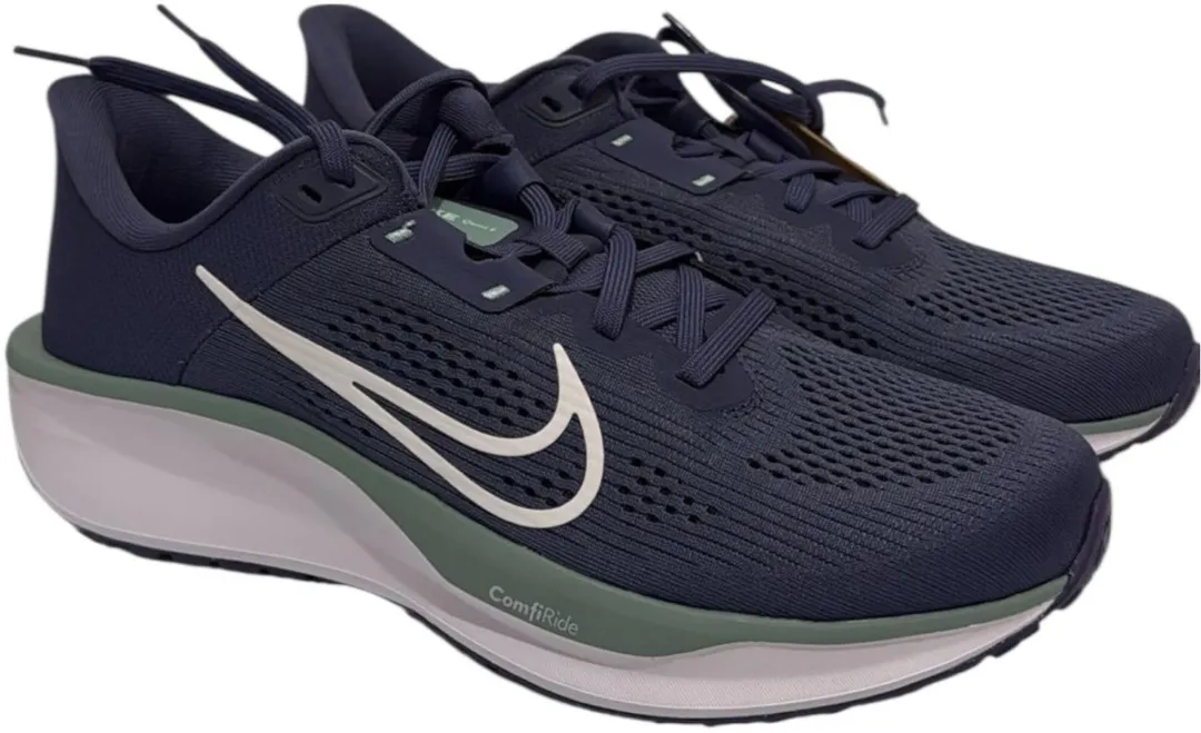 Nike Quest 6 Sportschoenen 42 - Blauw/Wit/Groen