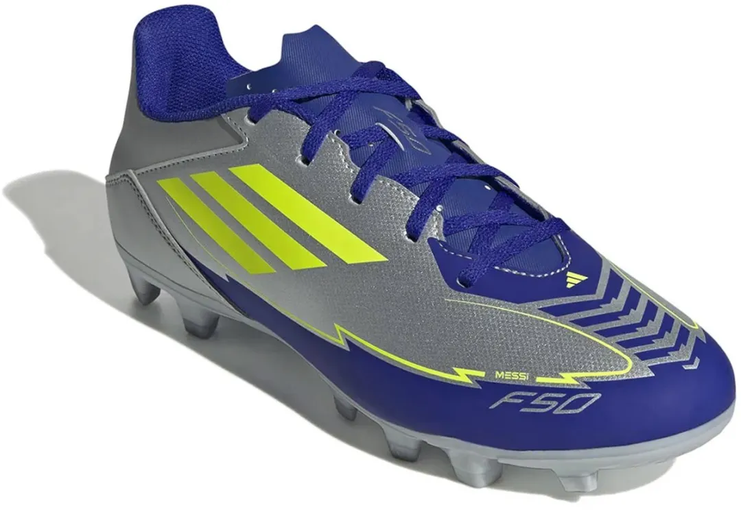 Adidas F50 Club Messi Voetbalschoenen FG - Zilver - EU 44 2/3 - afbeelding 6 van 6