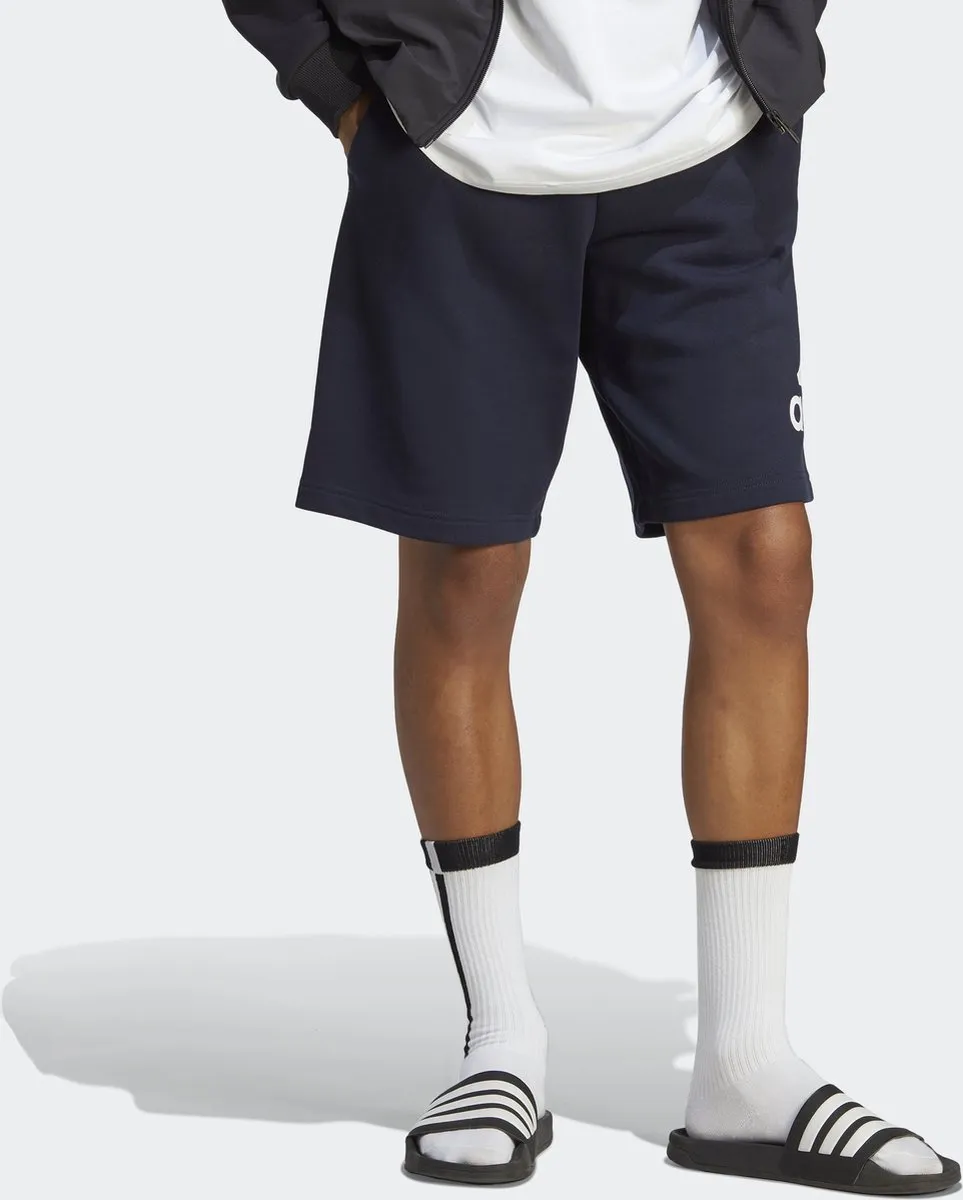 adidas Sportswear Essentials Big Logo French Terry Short IC9402 - Blauw XS