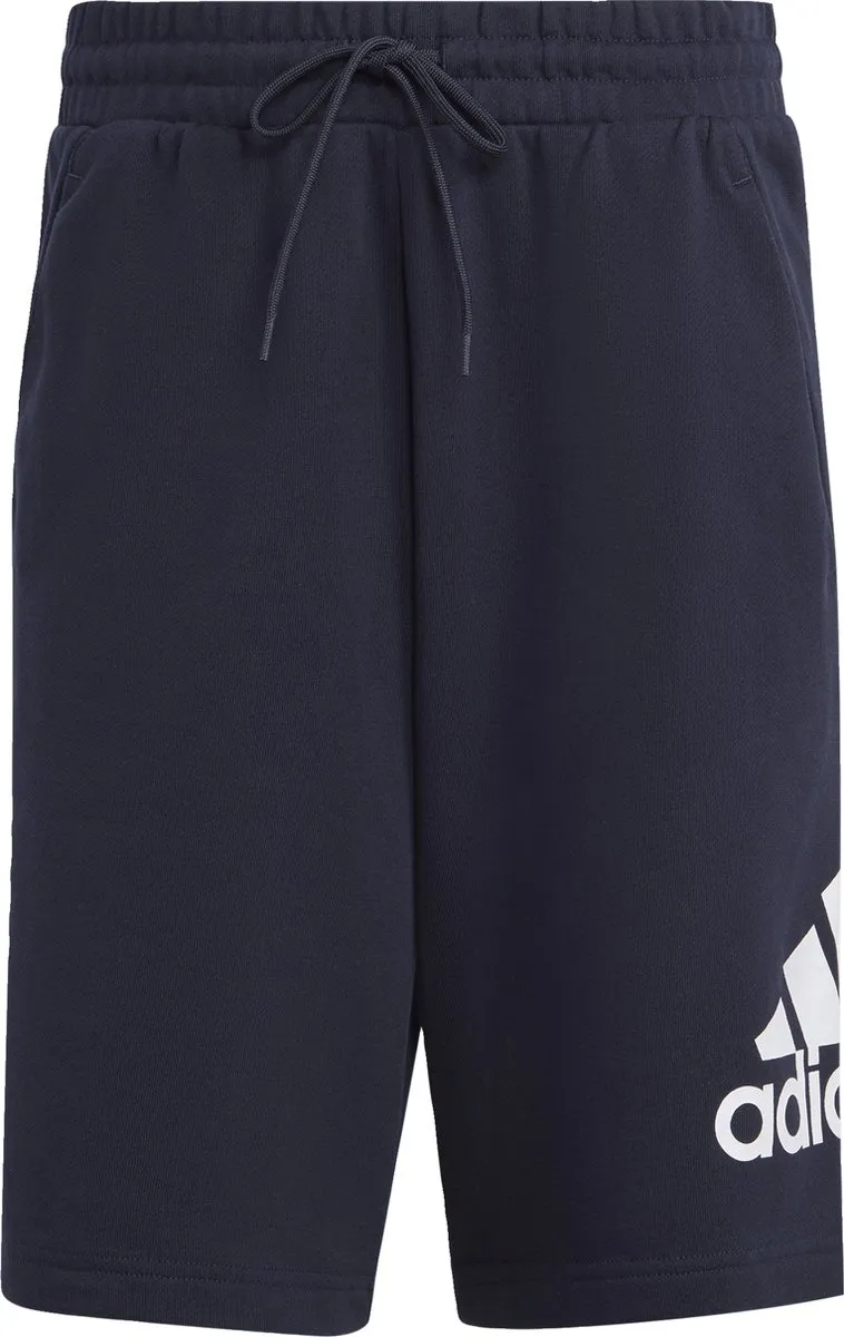 adidas Sportswear Essentials Big Logo French Terry Short IC9402 - Blauw XS