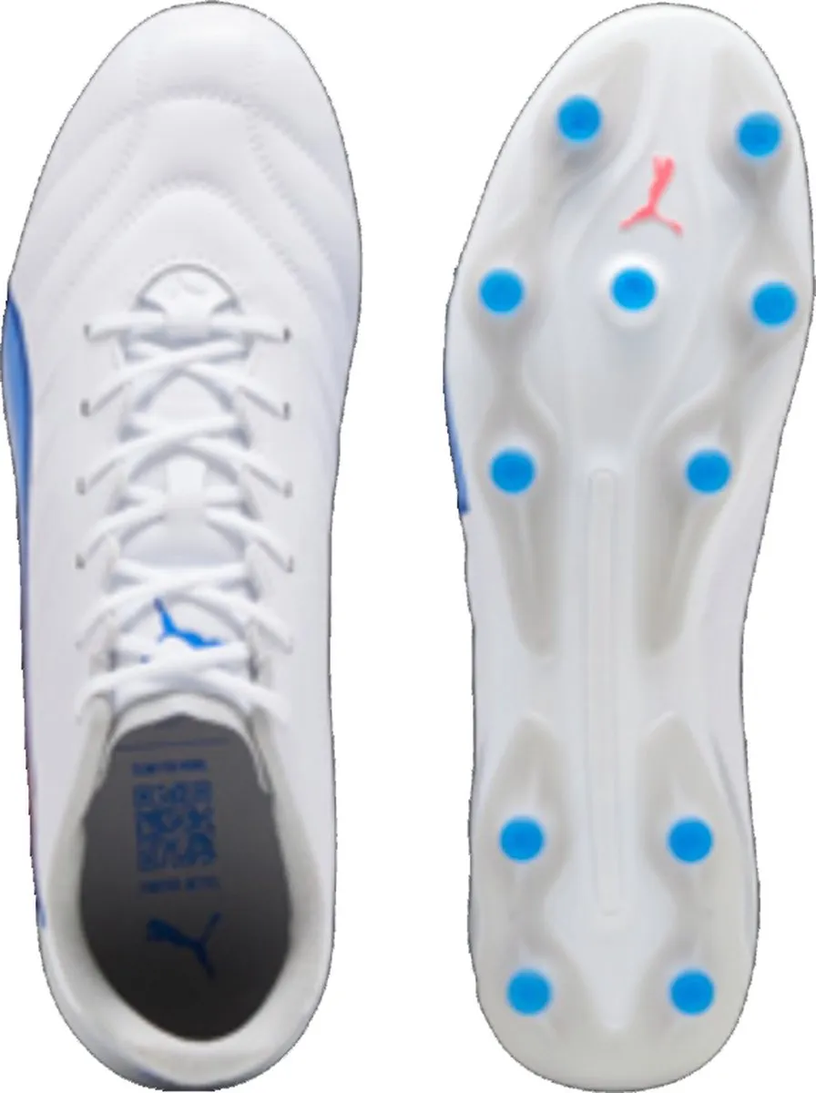 PUMA King Pro FG/AG Voetbalschoenen 45 - Wit