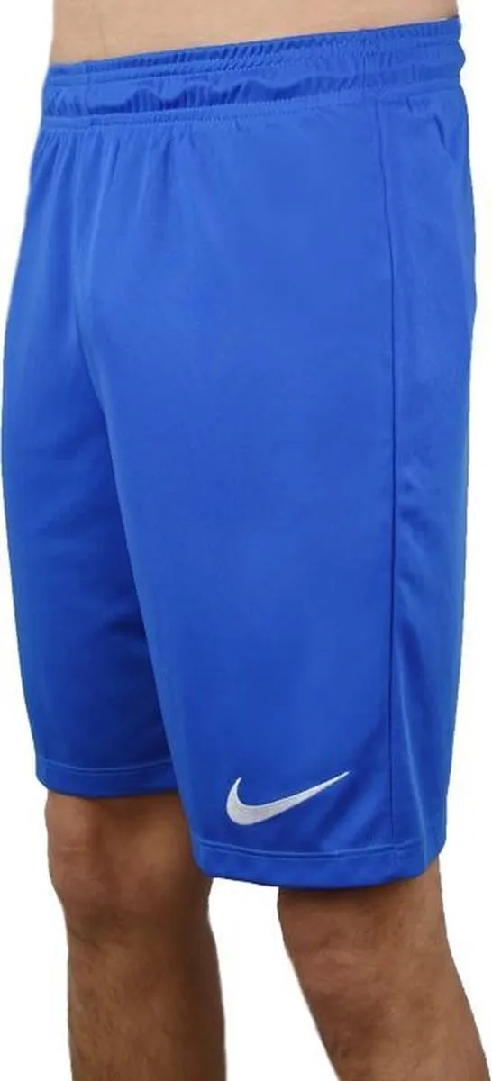 Nike Park II Knit Short Heren - Royal Blue/White - Maat S