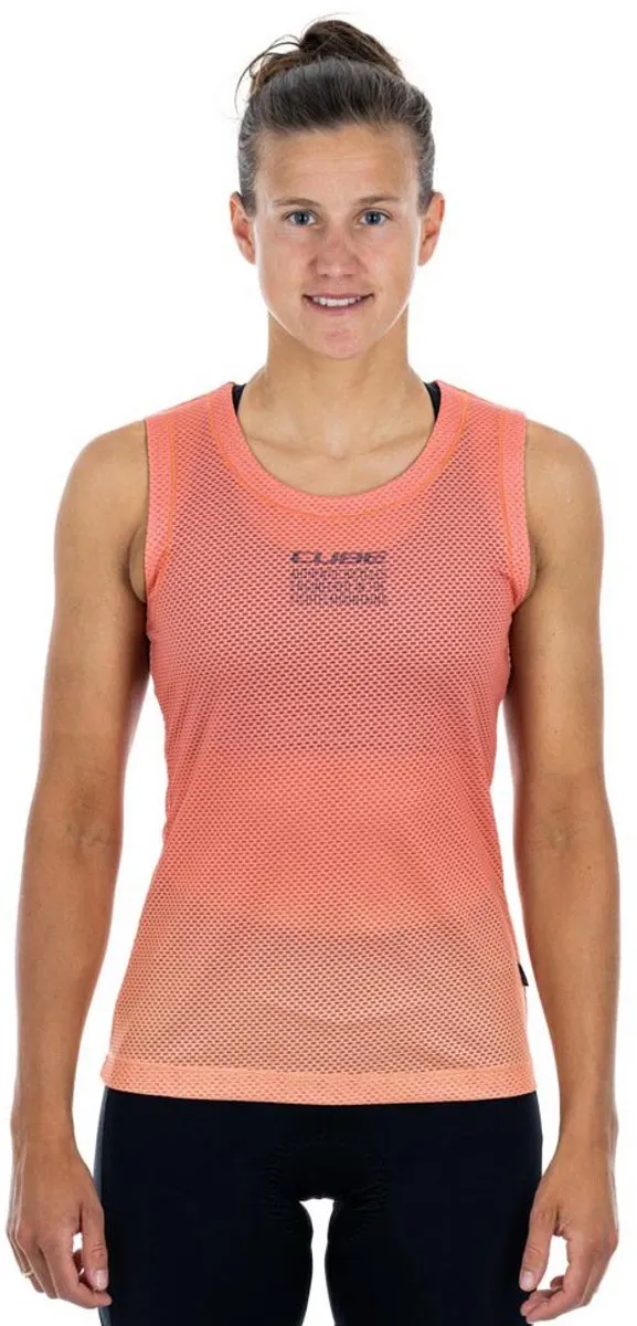 Cube WS Baselayer Shirt Sleeveless - L - Roze