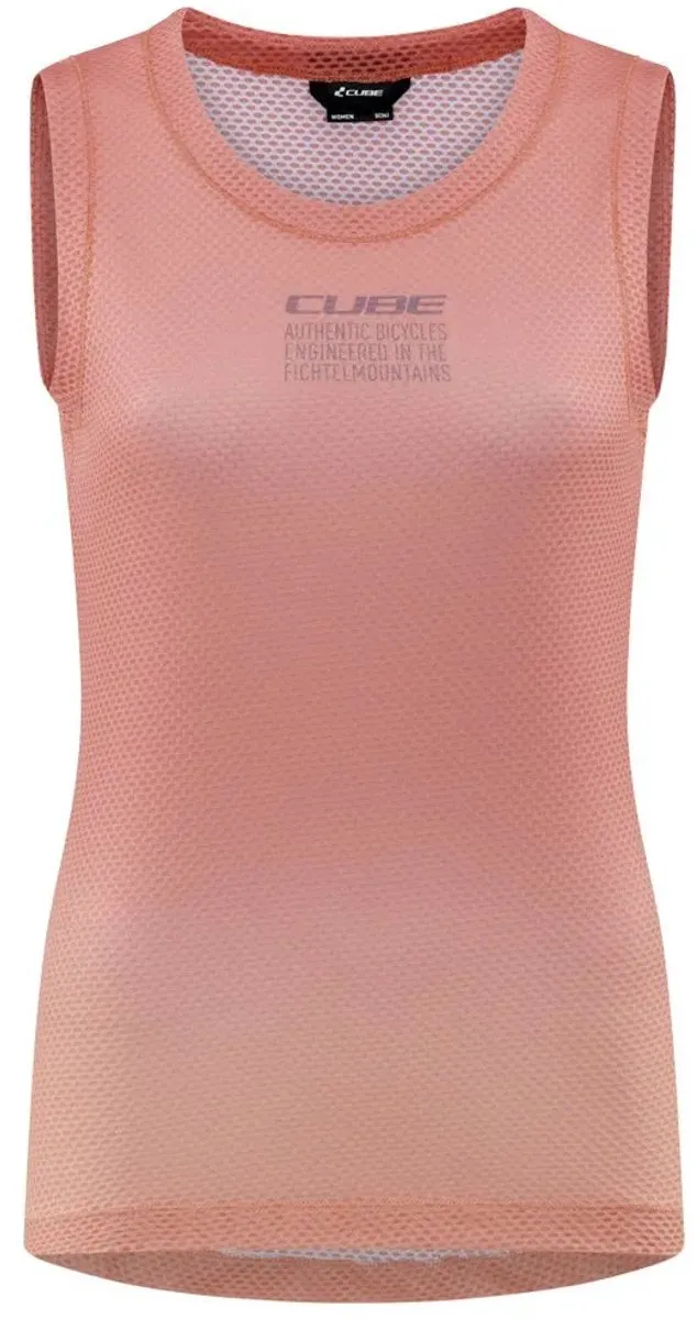 Cube WS Baselayer Shirt Sleeveless - L - Roze - afbeelding 6 van 6