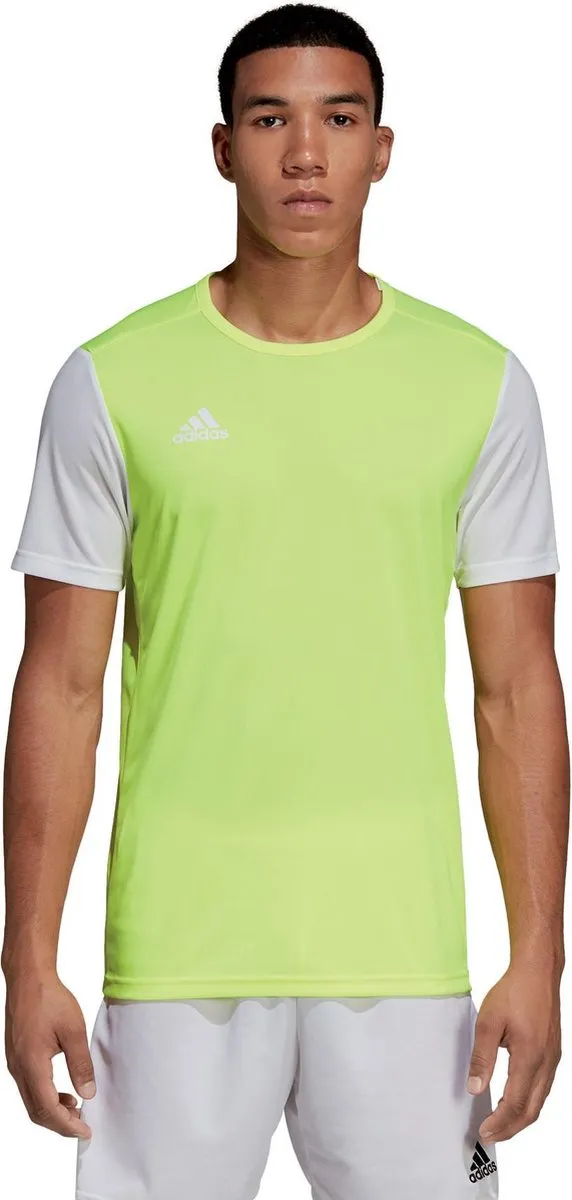 adidas Estro 19 Sportshirt DP3235 - 116 - Geel/Wit