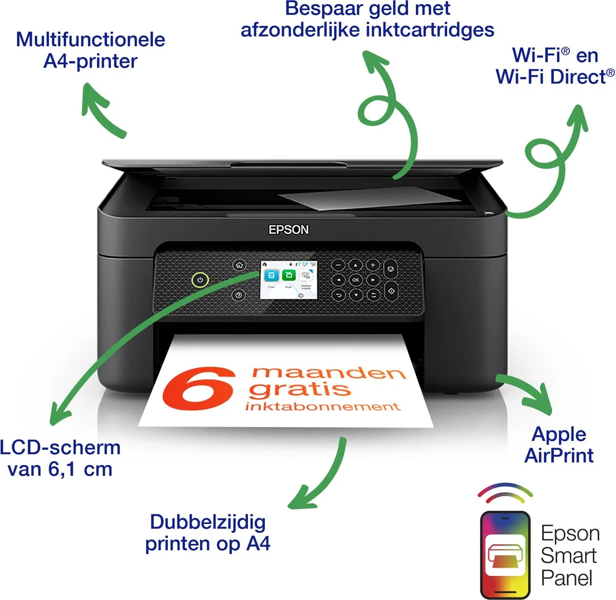 Epson Expression Home XP-4200 All-In-One Printer - Zwart