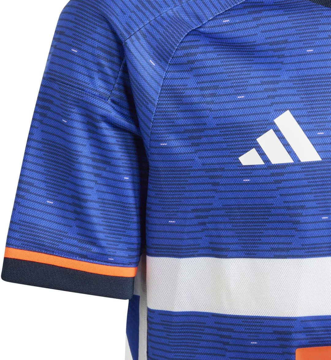 Adidas Trainingsshirt France 2025/26 - 140 - Blauw/Wit