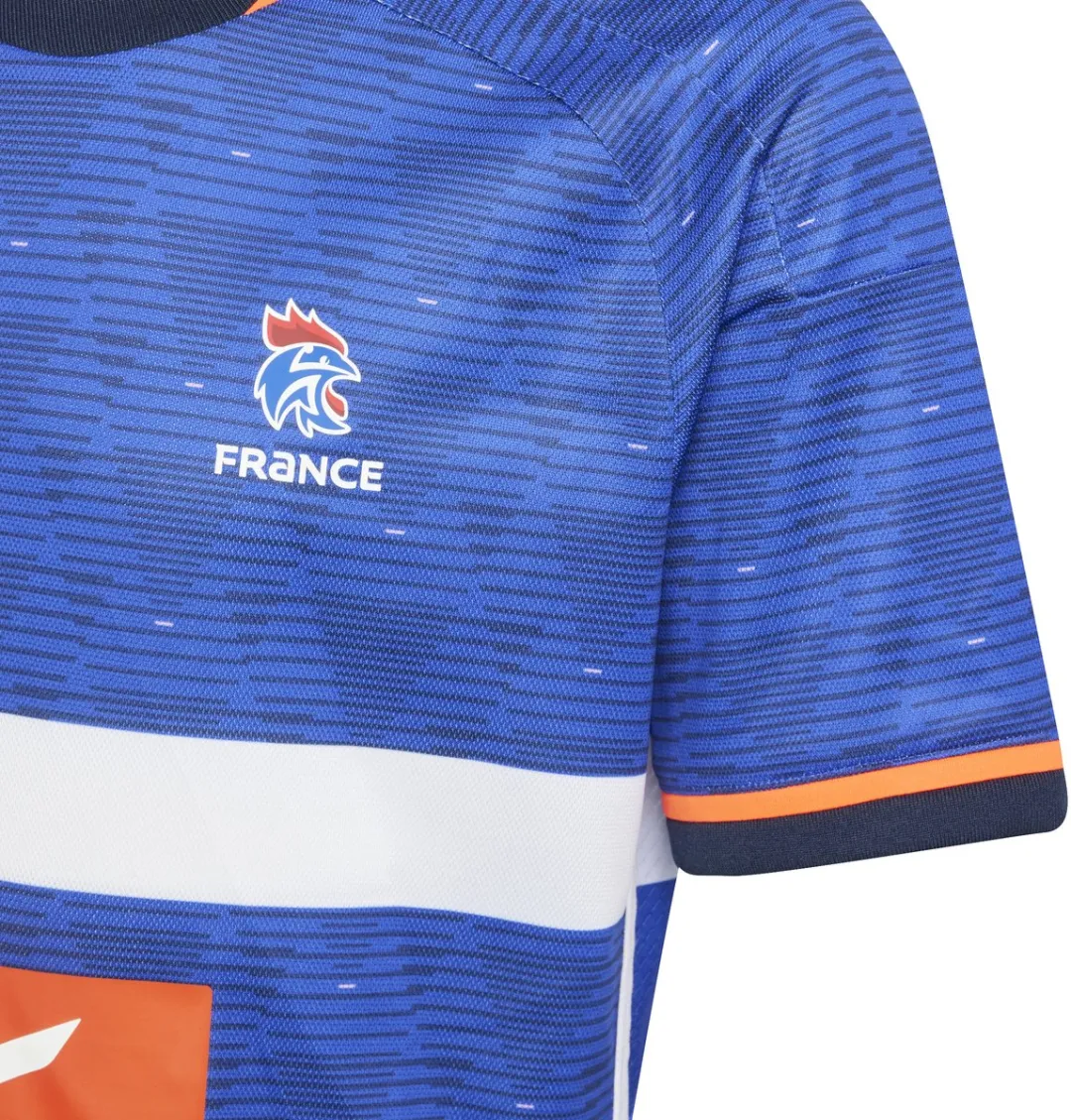 Adidas Trainingsshirt France 2025/26 - 140 - Blauw/Wit
